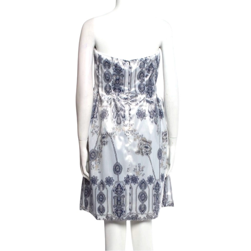 RENE RUIZ ALICIA FORMAL STRAPLESS DRESS IKAT - Picture 2 of 11
